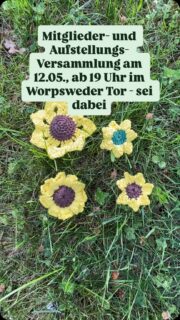 Wir wollen mit euch unser Wahlprogramm verabschieden und die Liste mit Kandidierenden für die Kommunalwahl im September aufstellen. Los geht’s um 19 Uhr am 12.05. im Worpsweder Tor.
#grüneworpswede #kommunalwahl #mehrgrün